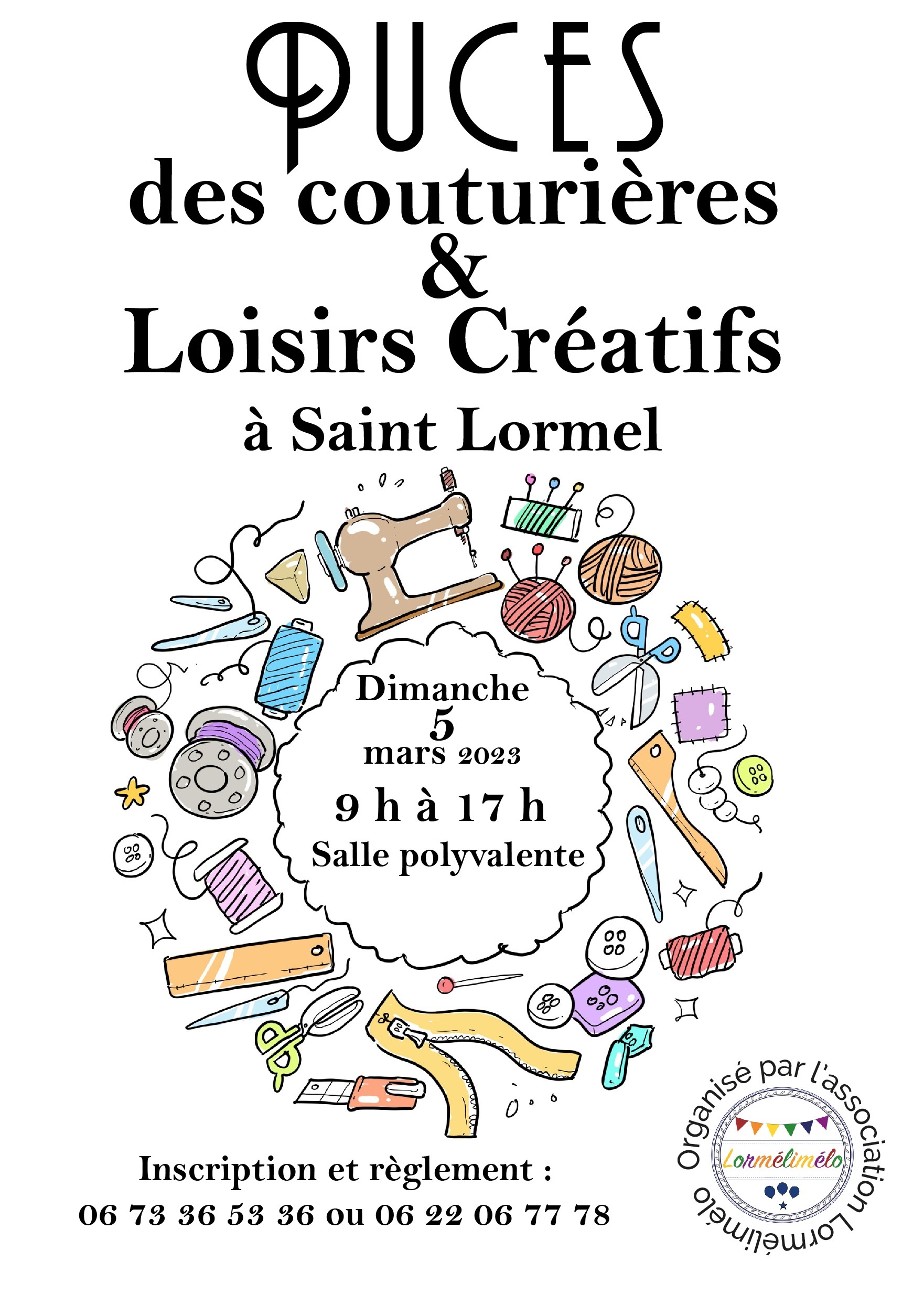 Puces de couturières et de loisirs créatifs