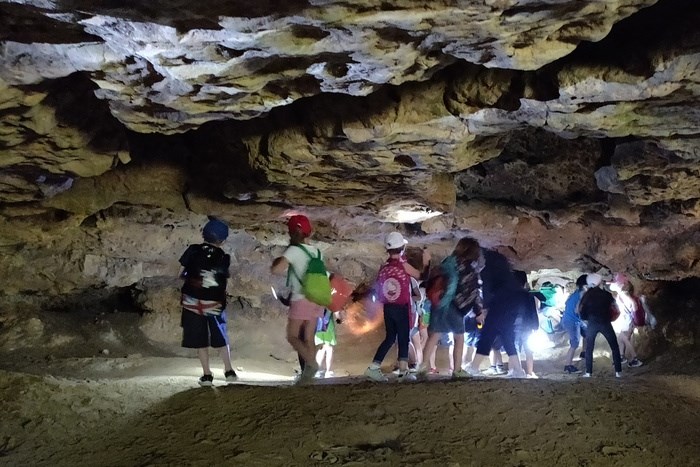 Animation préhisto famille Grotte et gravure