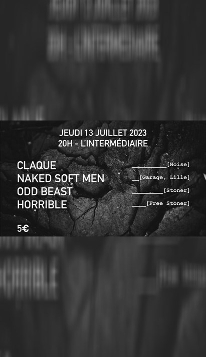 CLAQUE NAKED SOFT MEN HORRIBLE ODD BEAST