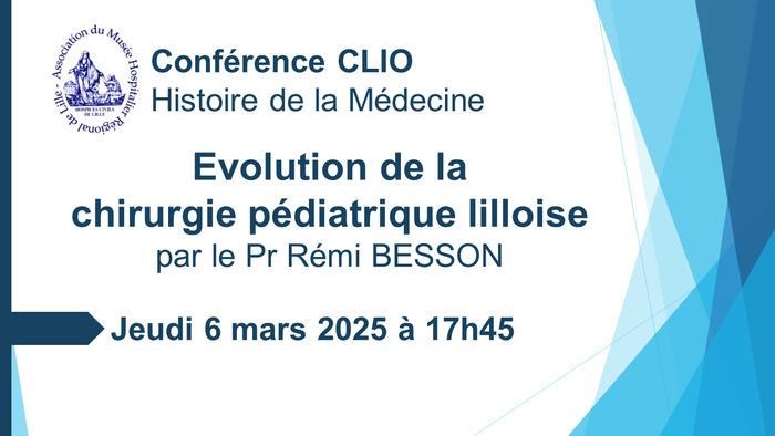 Evolution de la chirurgie pédiatrique lilloise