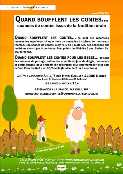 Quand soufflent les contes les histoires de Paulette Poulette