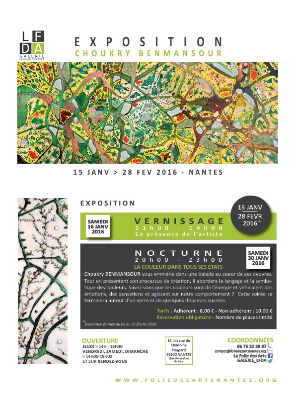 Expo n° 14 Choukry Benmansour Nantes