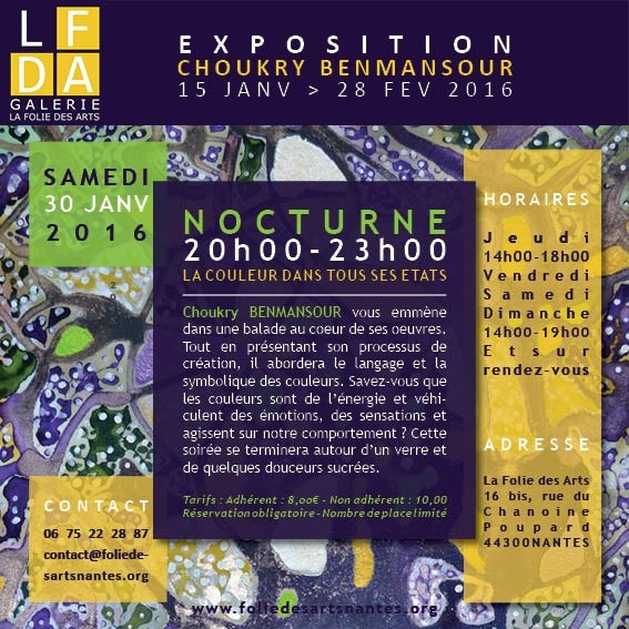 Nocturne la couleur dans tous ses états Nantes
