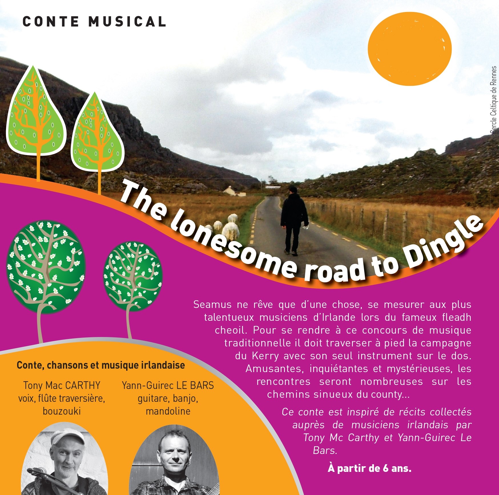 Spectacle enfants The lonesome road to Dingle
