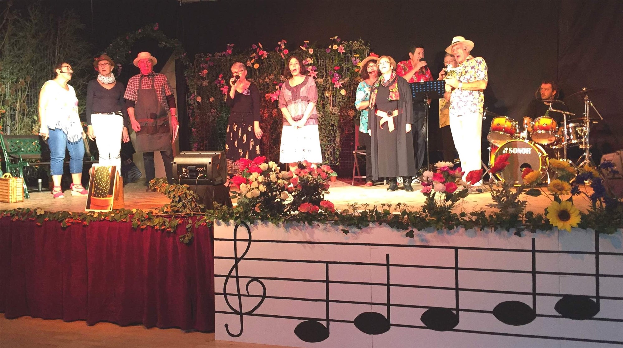 Spectacle cabaret Le jardin des poly’sons Sarzeau