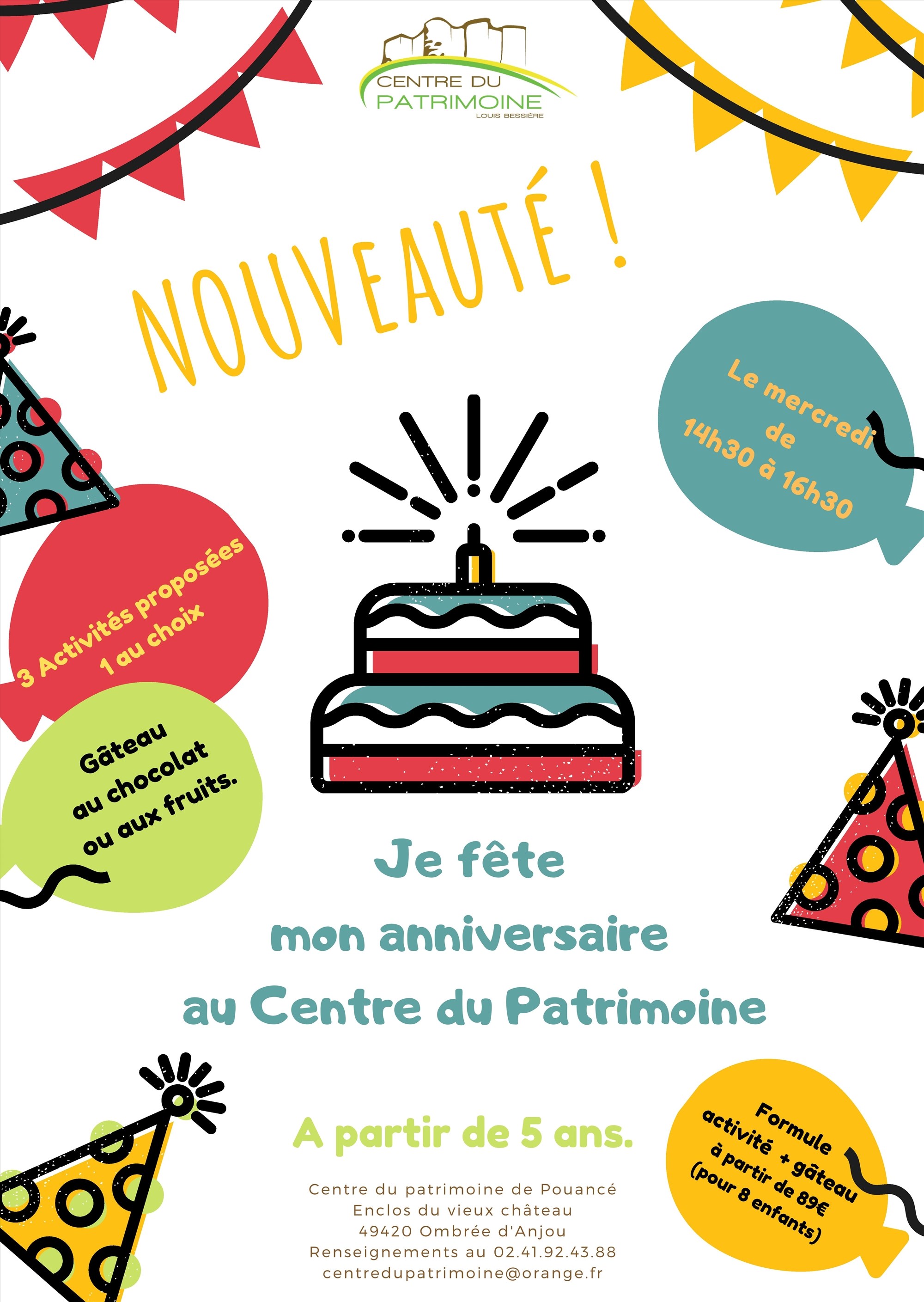 Je Fete Mon Anniversaire Au Centre Du Patrimoine Infolocale