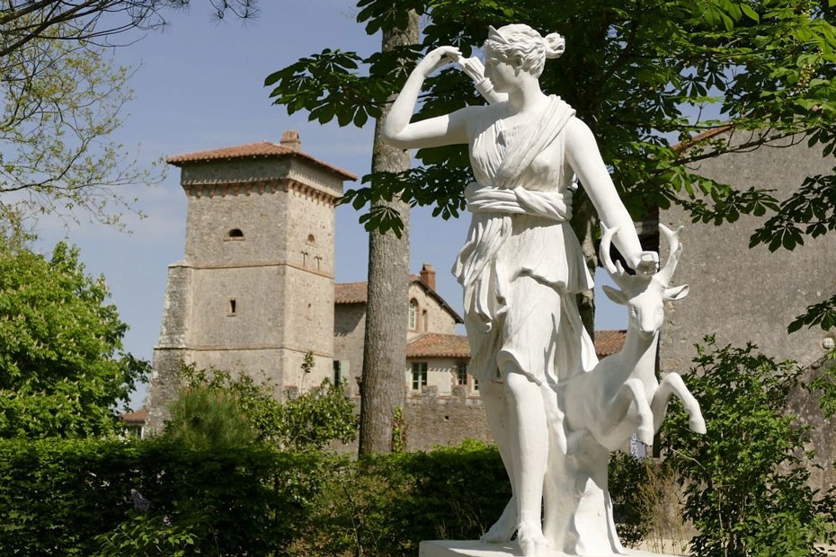 Statue de Diane au parc du domaine de la Garenne Lemot © V. Derouet-Gautier