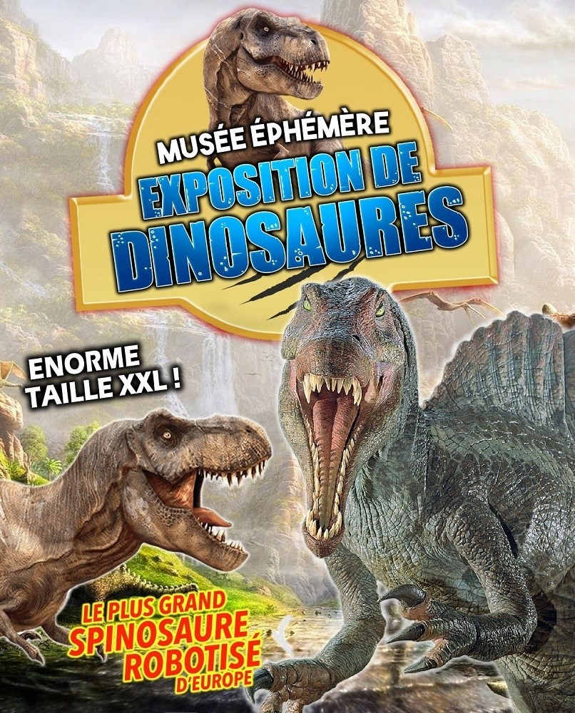 Exposition de dinosaures: le musée éphémère