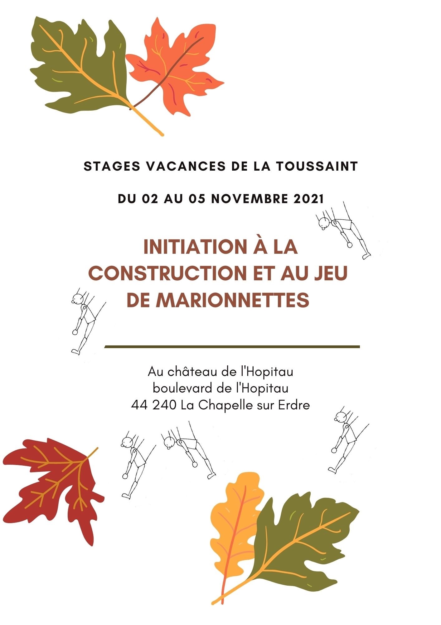 Stage D Initiation A La Construction Et Au Jeu De Marionnettes