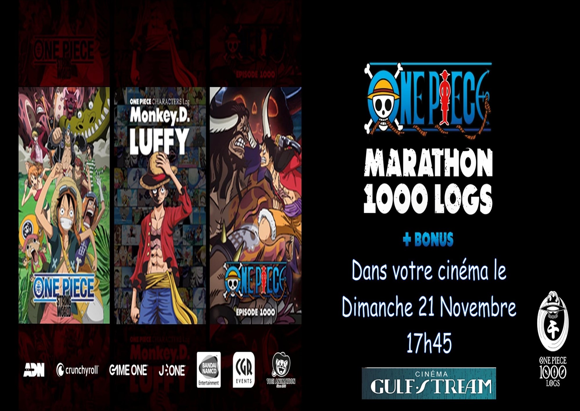 Marathon One Piece 1000e épisode - Loire-Atlantique