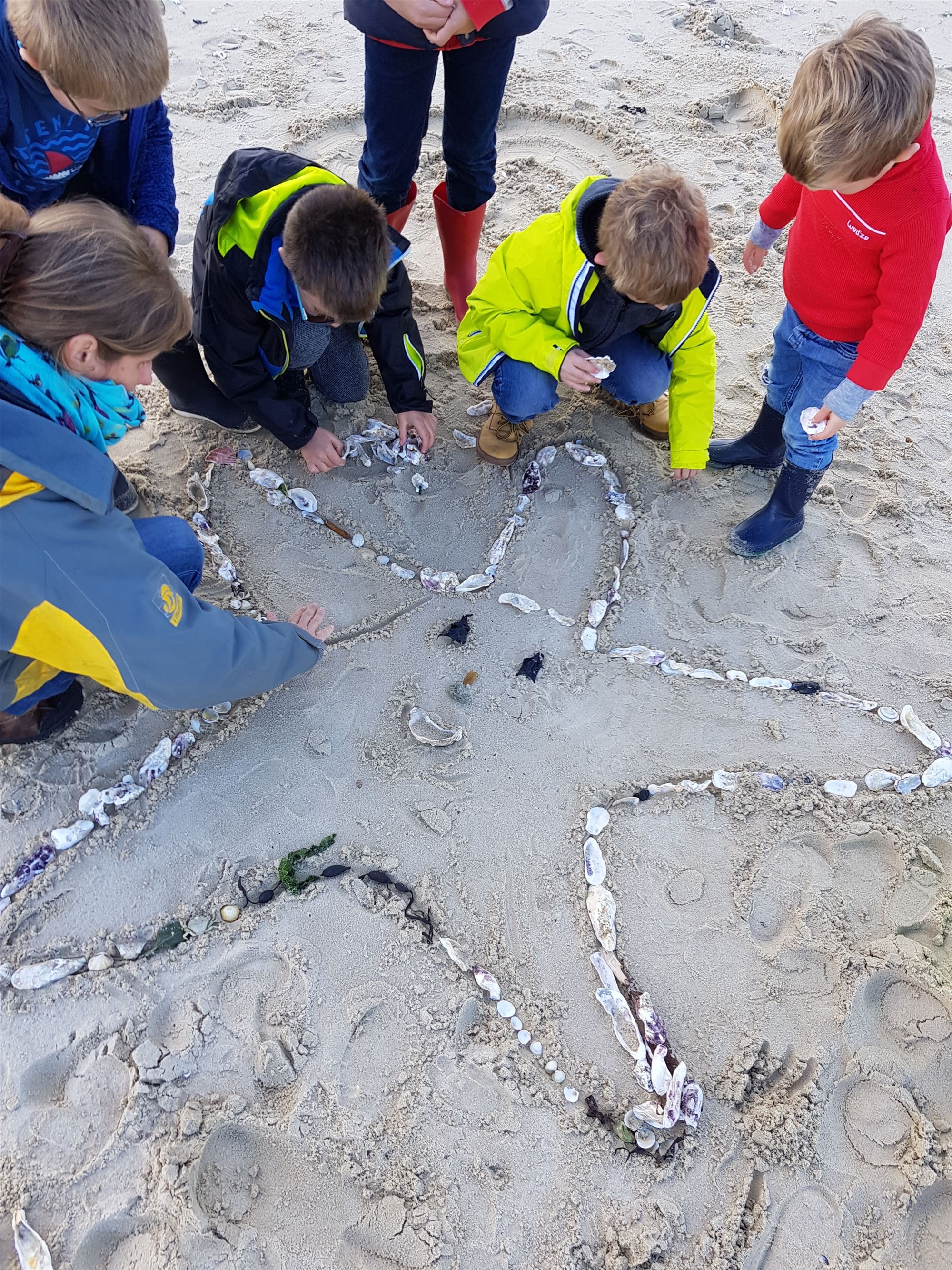 Sortie nature en famille Chasse aux trésors sur la plage Loire Atlantique