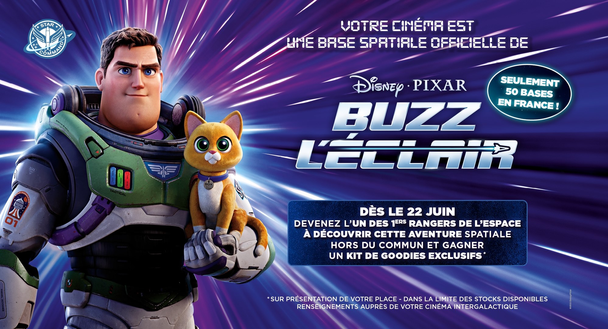 Affiche de cinéma du film Buzz l'éclair