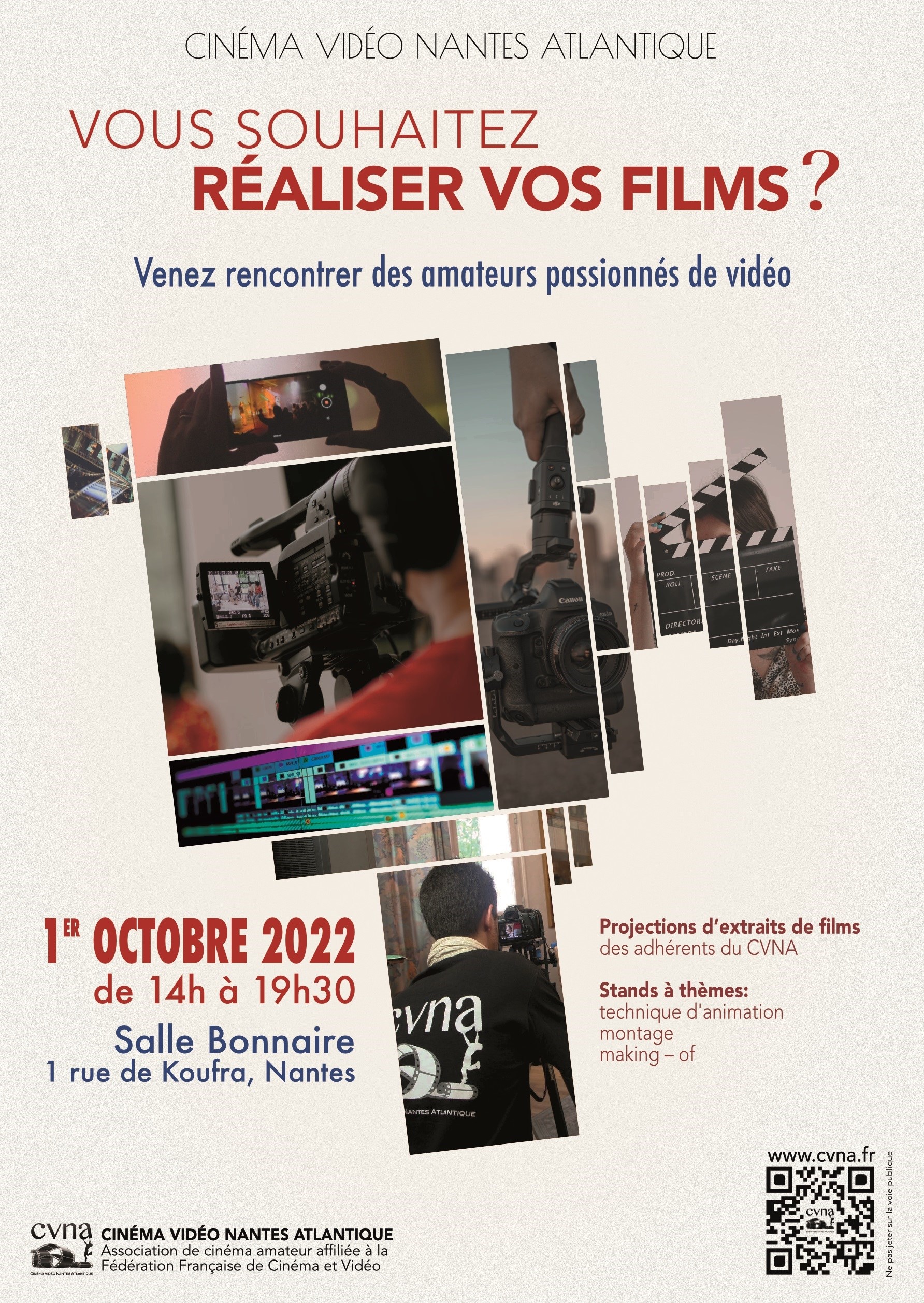 Vous souhaitez réaliser vos films ? - Loire-Atlantique