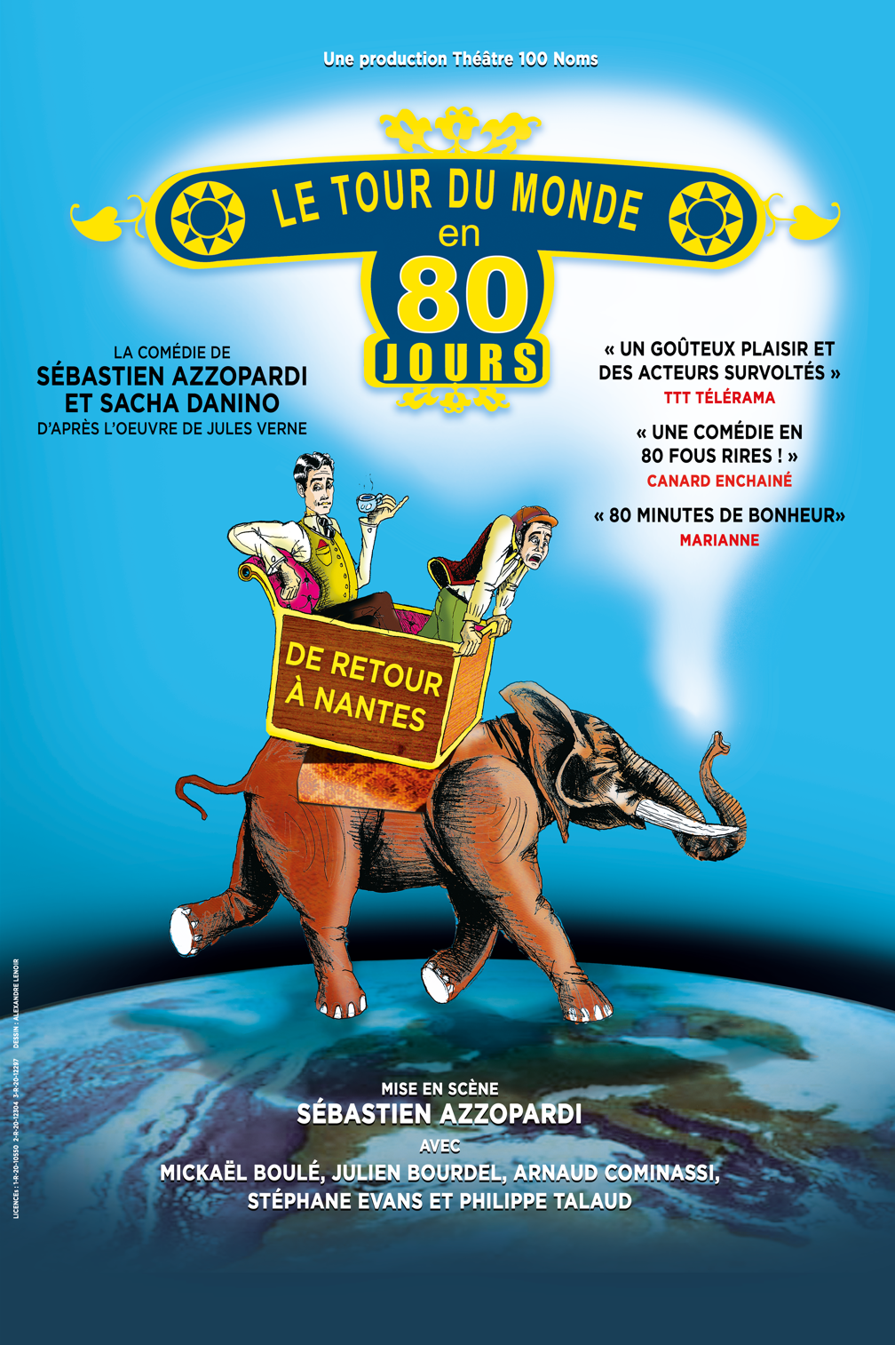 Le Tour du Monde en 80 Jours © (DR) Théâtre 100 Noms