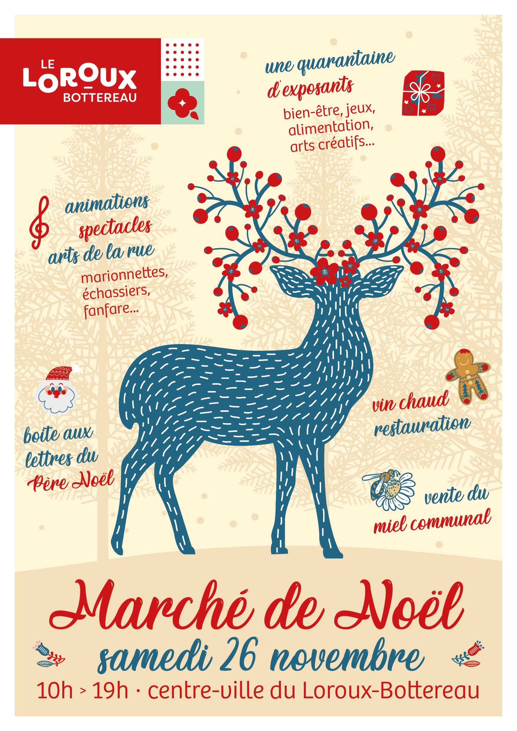 Marché de Noël © Ville du Loroux-Bottereau