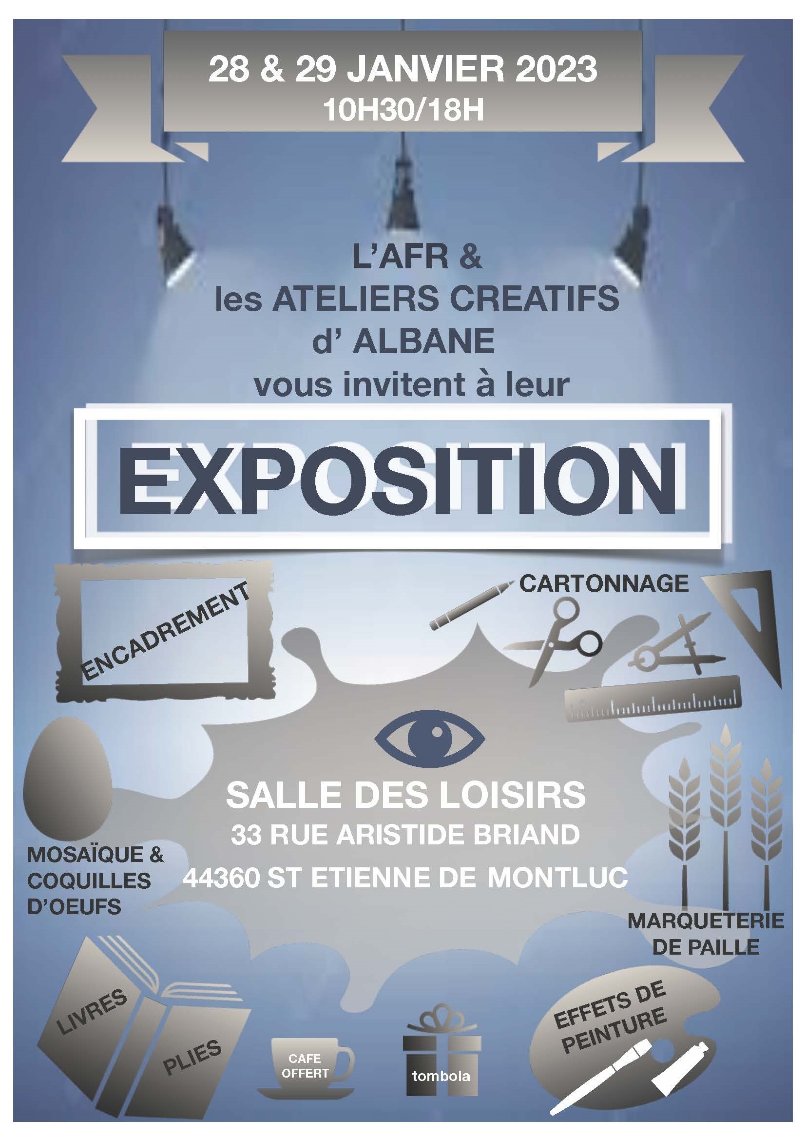 Affiche expo © AFR Albane