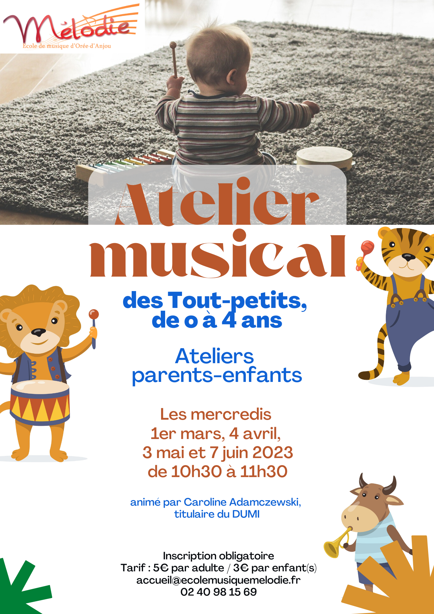 Les ateliers parents/enfants des mois de mai et de juin 2023 ! 