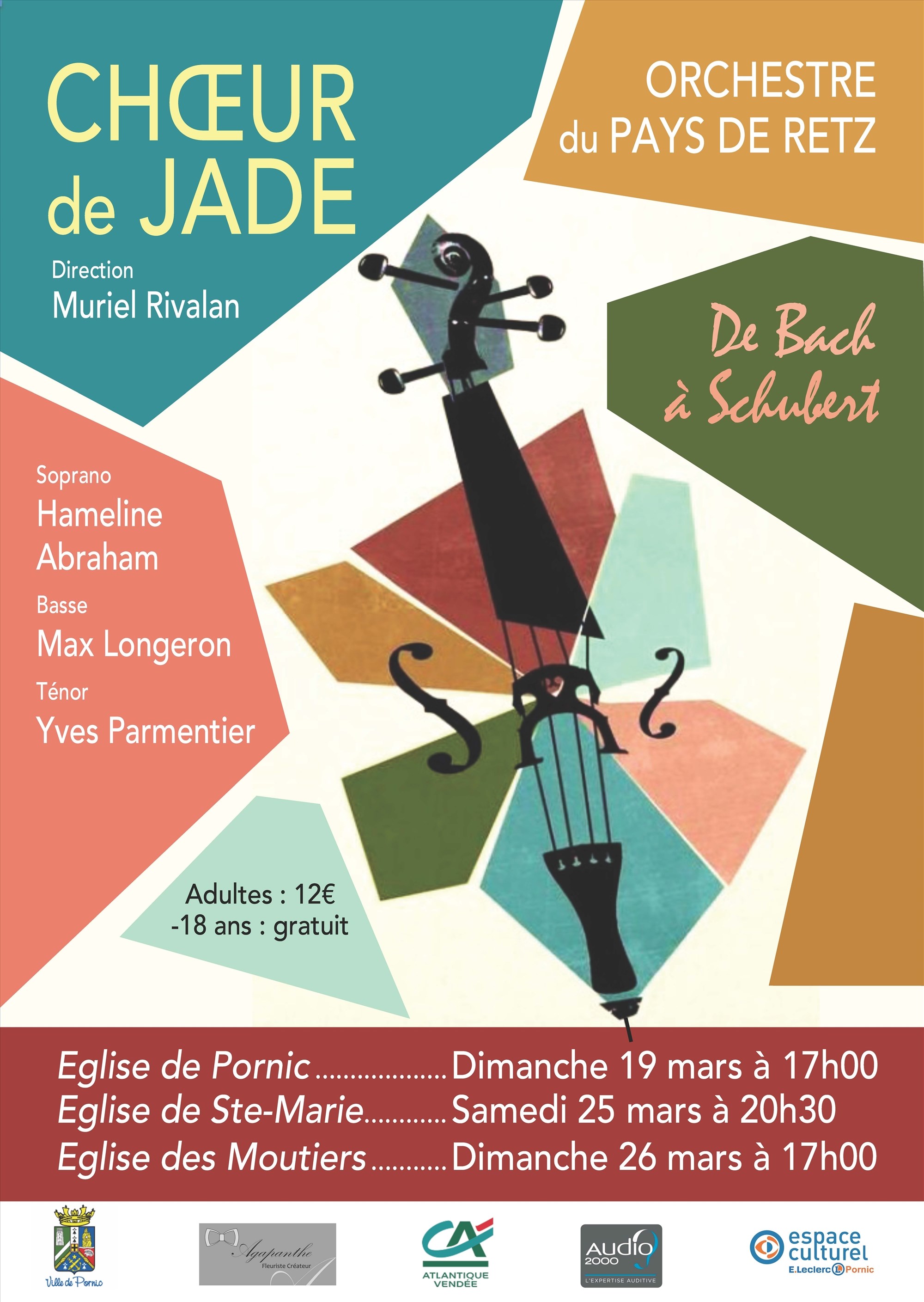 Affiche concerts Chœur de Jade  2023