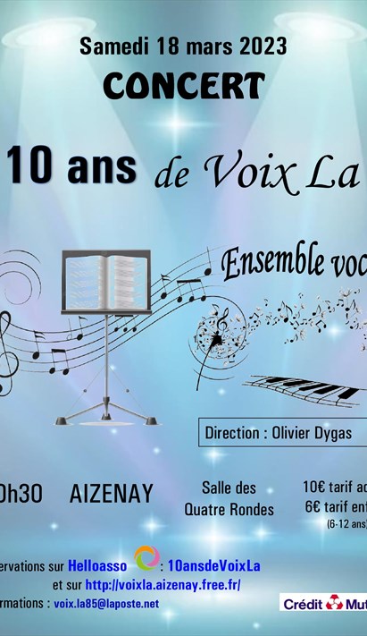 Concert Des Ans De Voix La