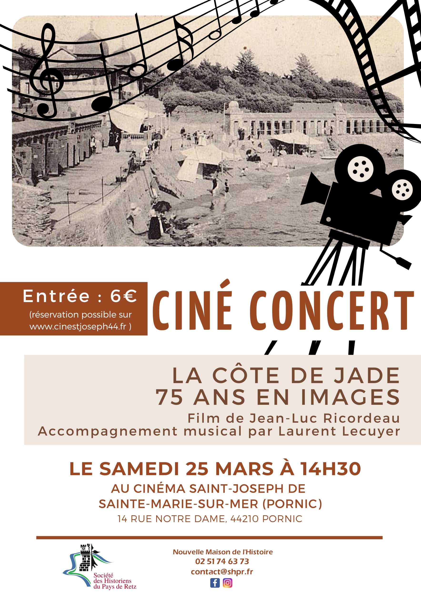 Affiche du ciné-concert © SHPR