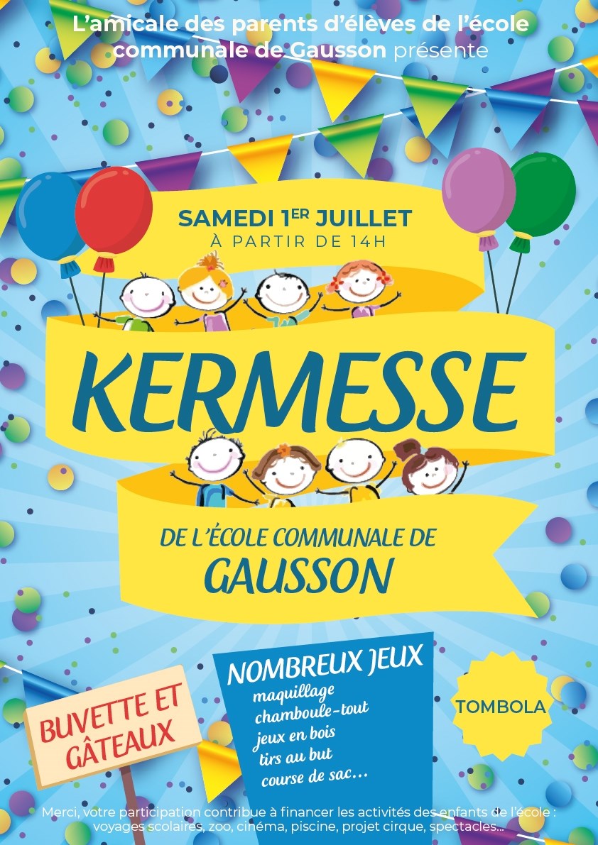 Kermesse de l’école communale