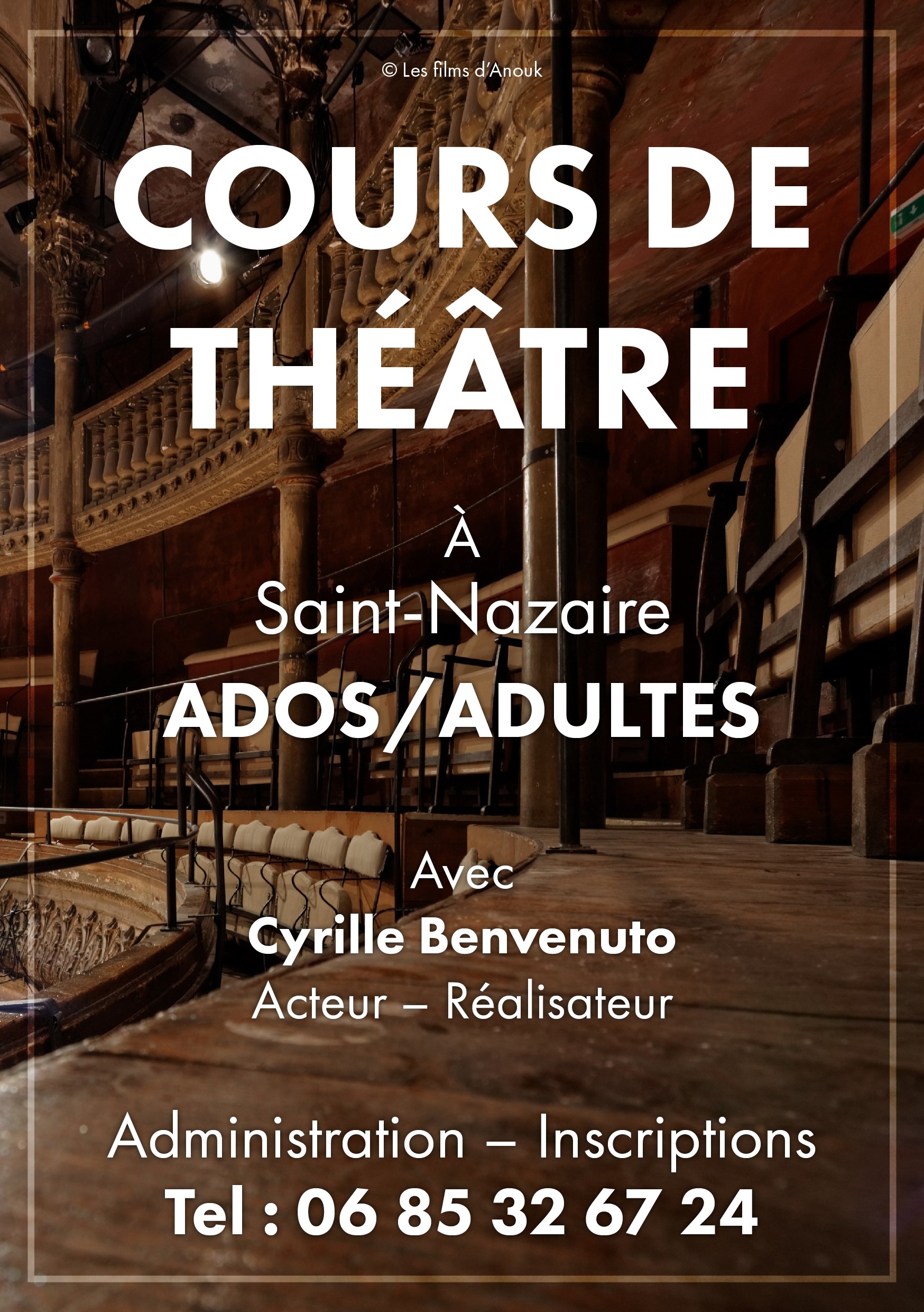 Cours de théâtre à Saint-Nazaire © Axel Pace