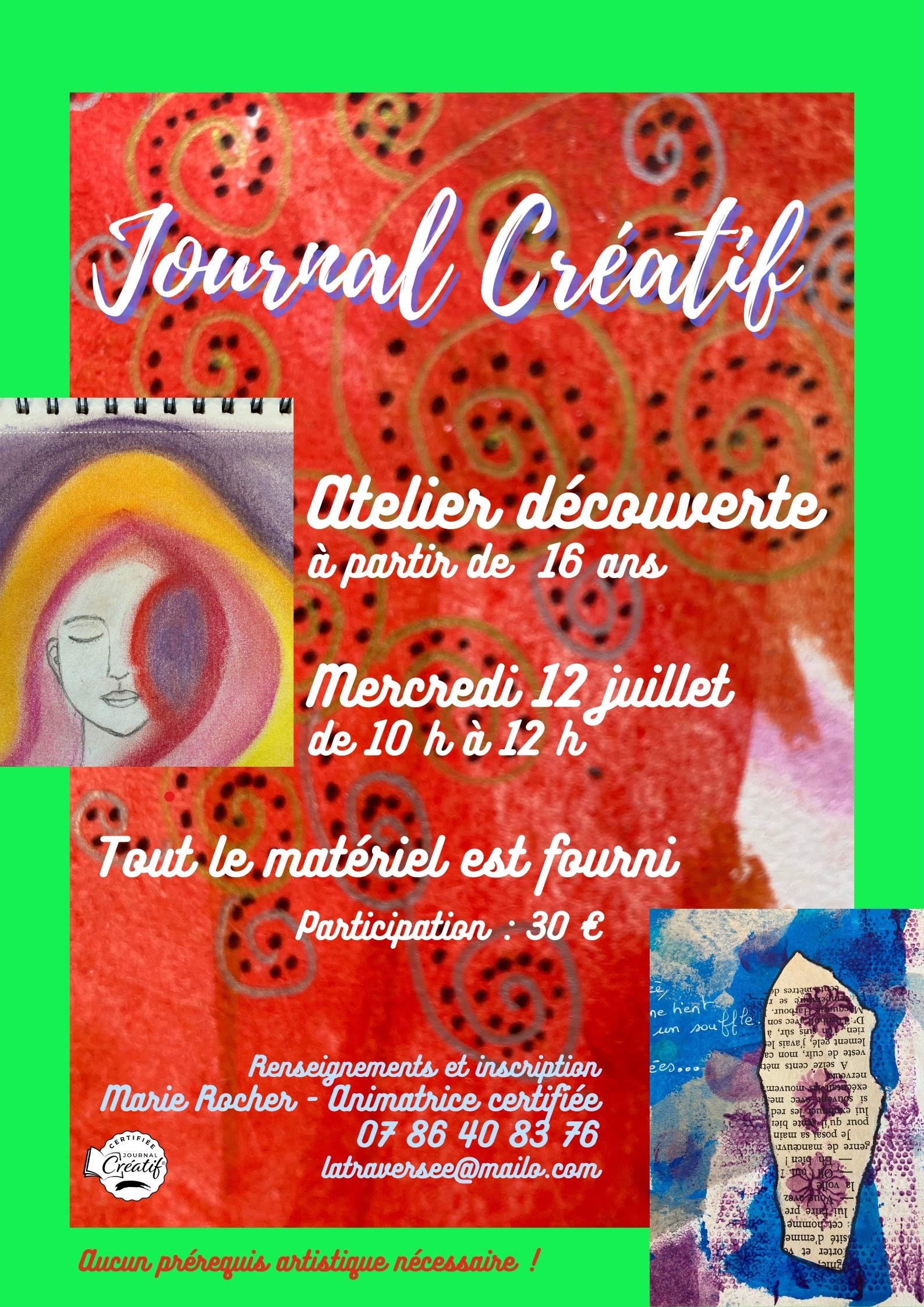 Découverte du Journal Créatif - Atelier adulte