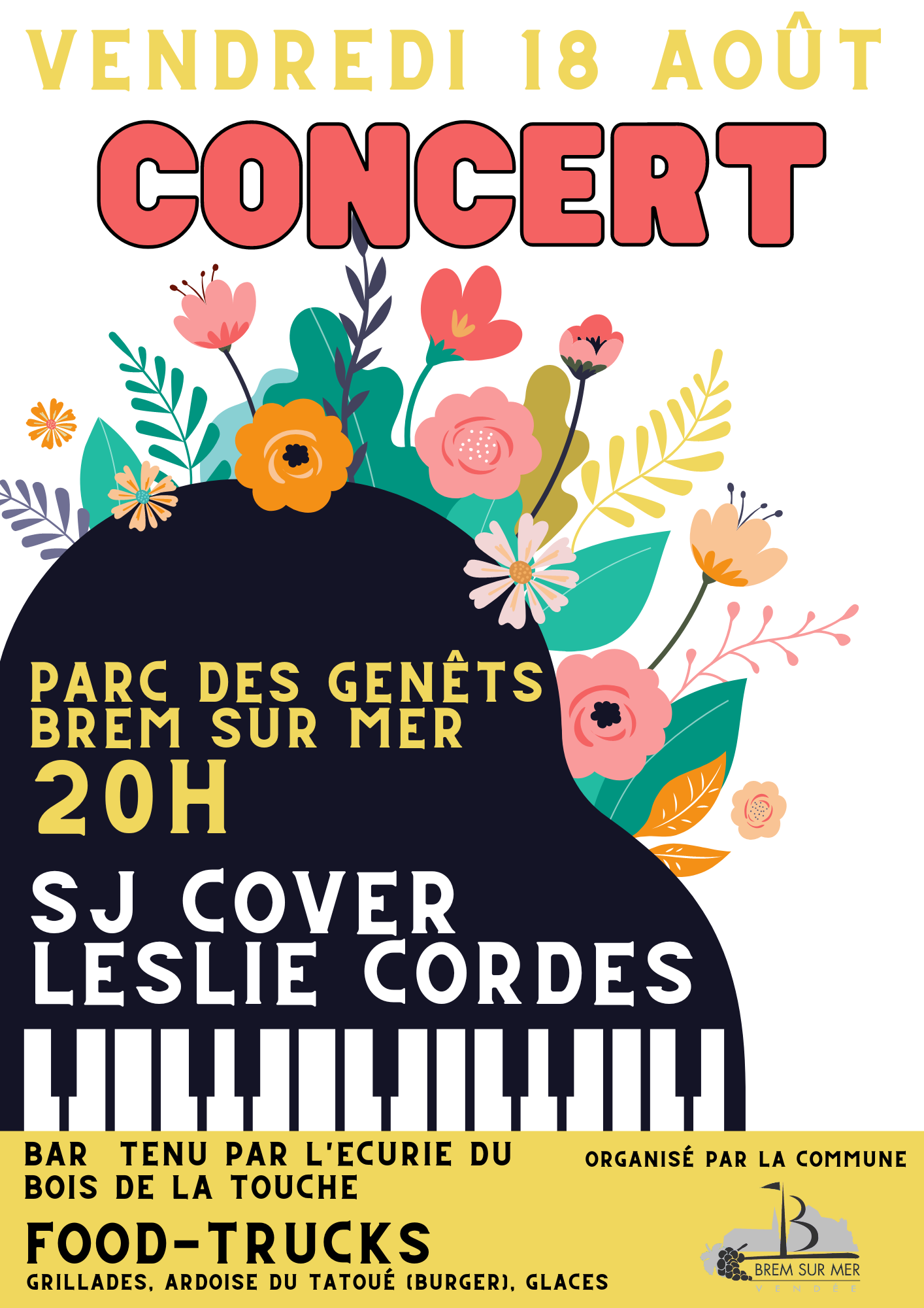 Concert SJ Cover et Leslie Cordes