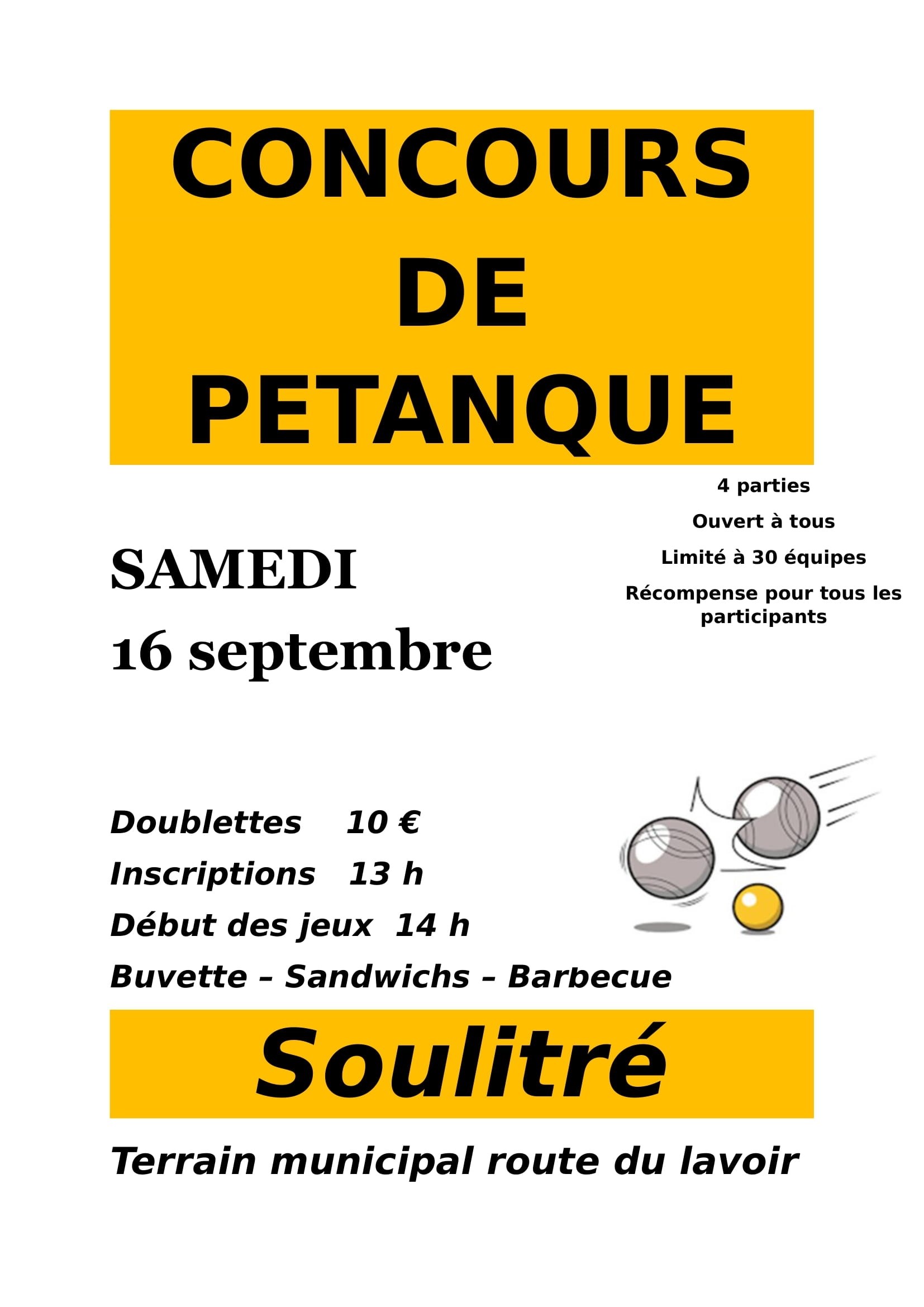 CERCLE DE PÉTANQUE pour les clubs et collectivités