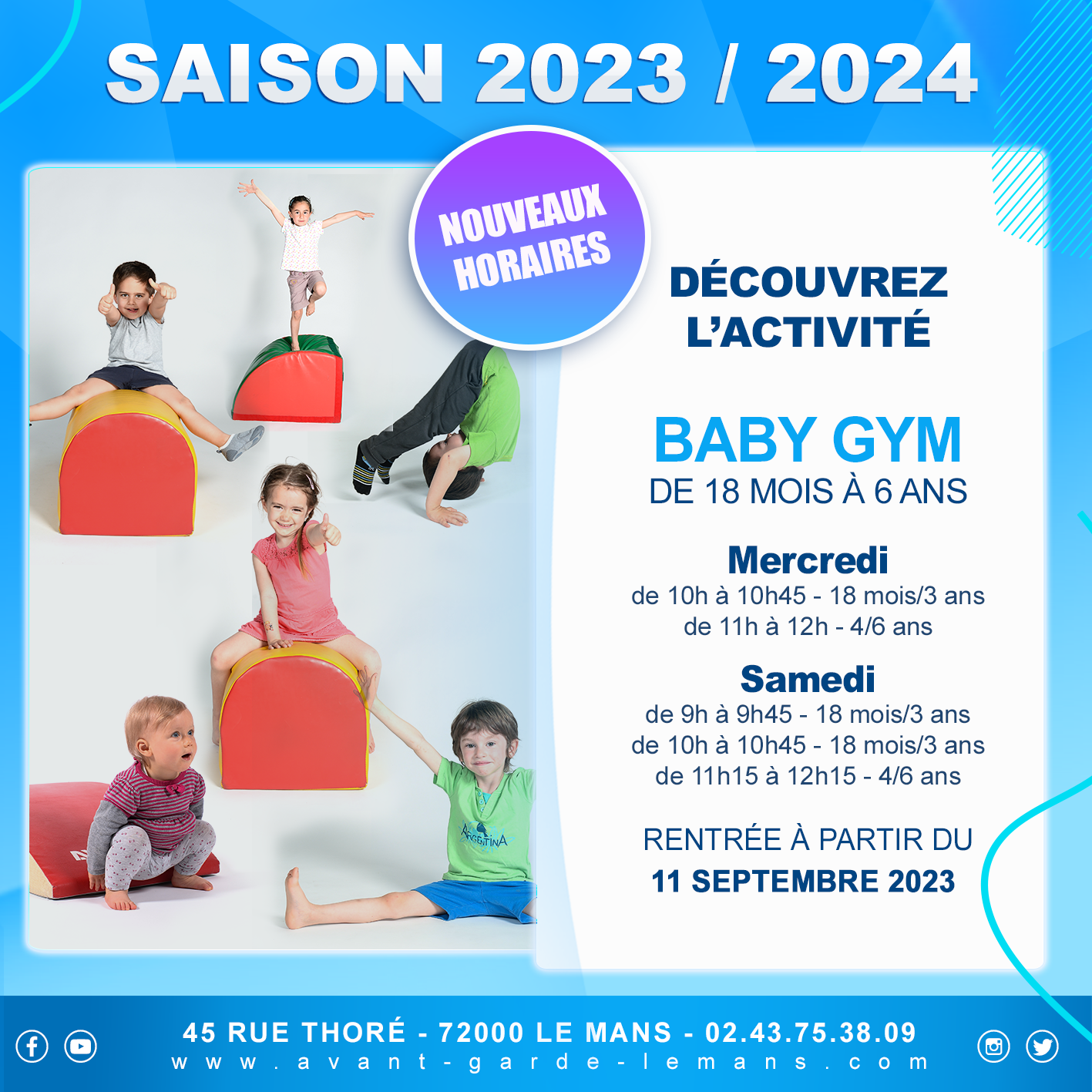 Baby gym à partir de 18 mois