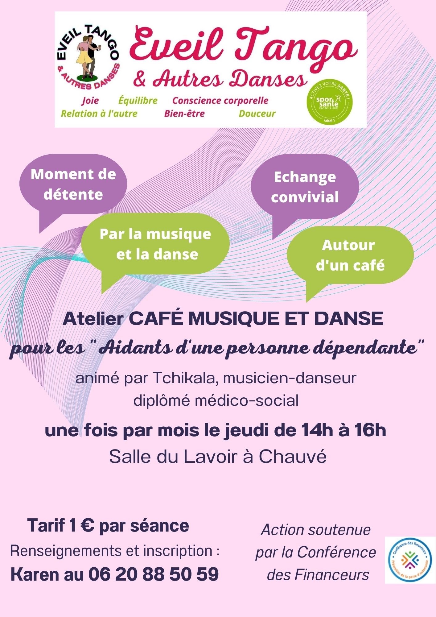 Flyer café musique et danse