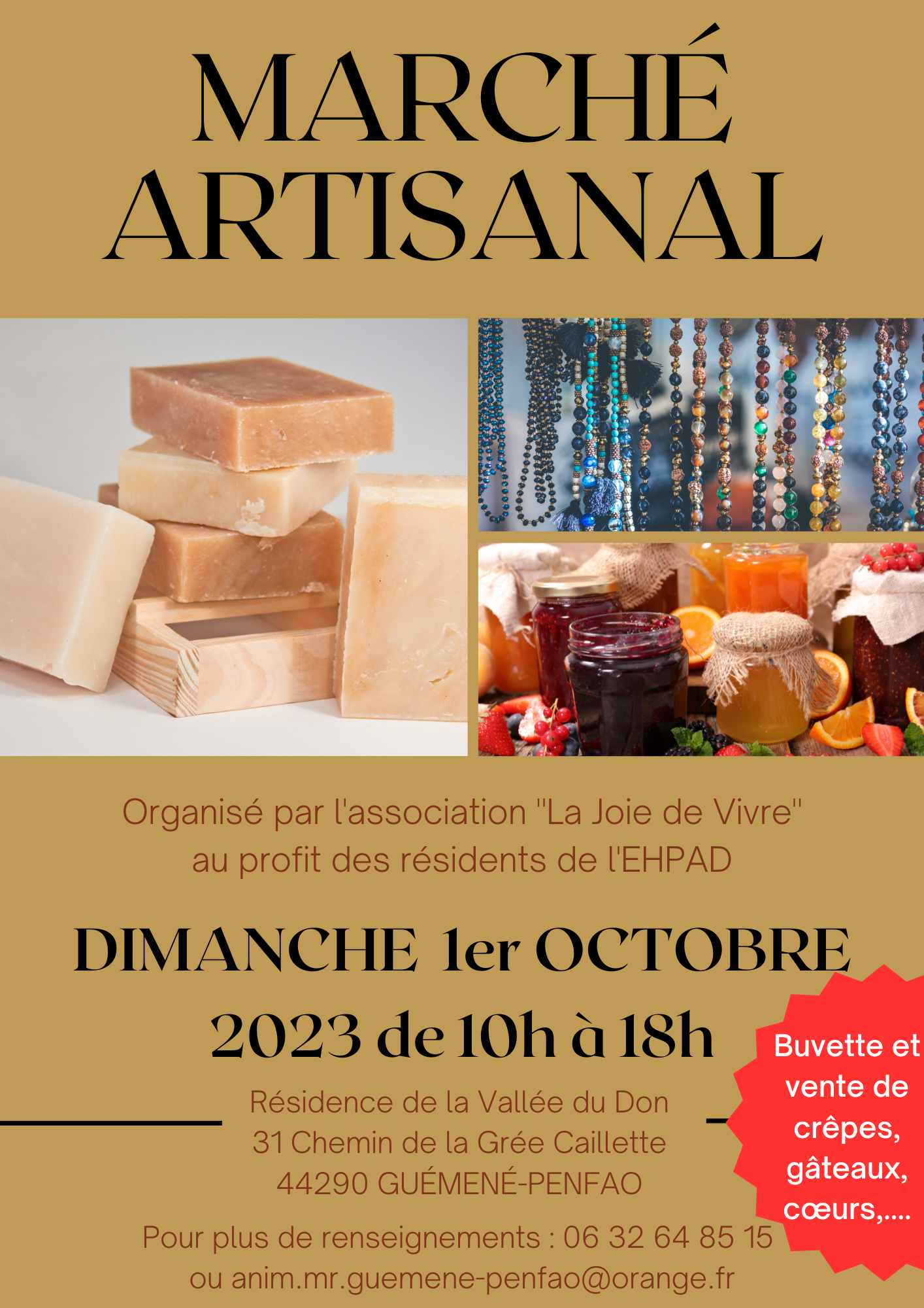 Affiche marché artisanal