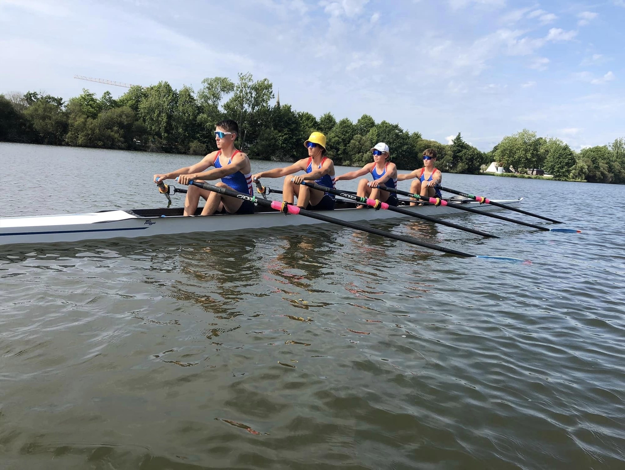 L'équipage J16 à l'entrainement sur le Bois Joalland © Christophe BRIAND
