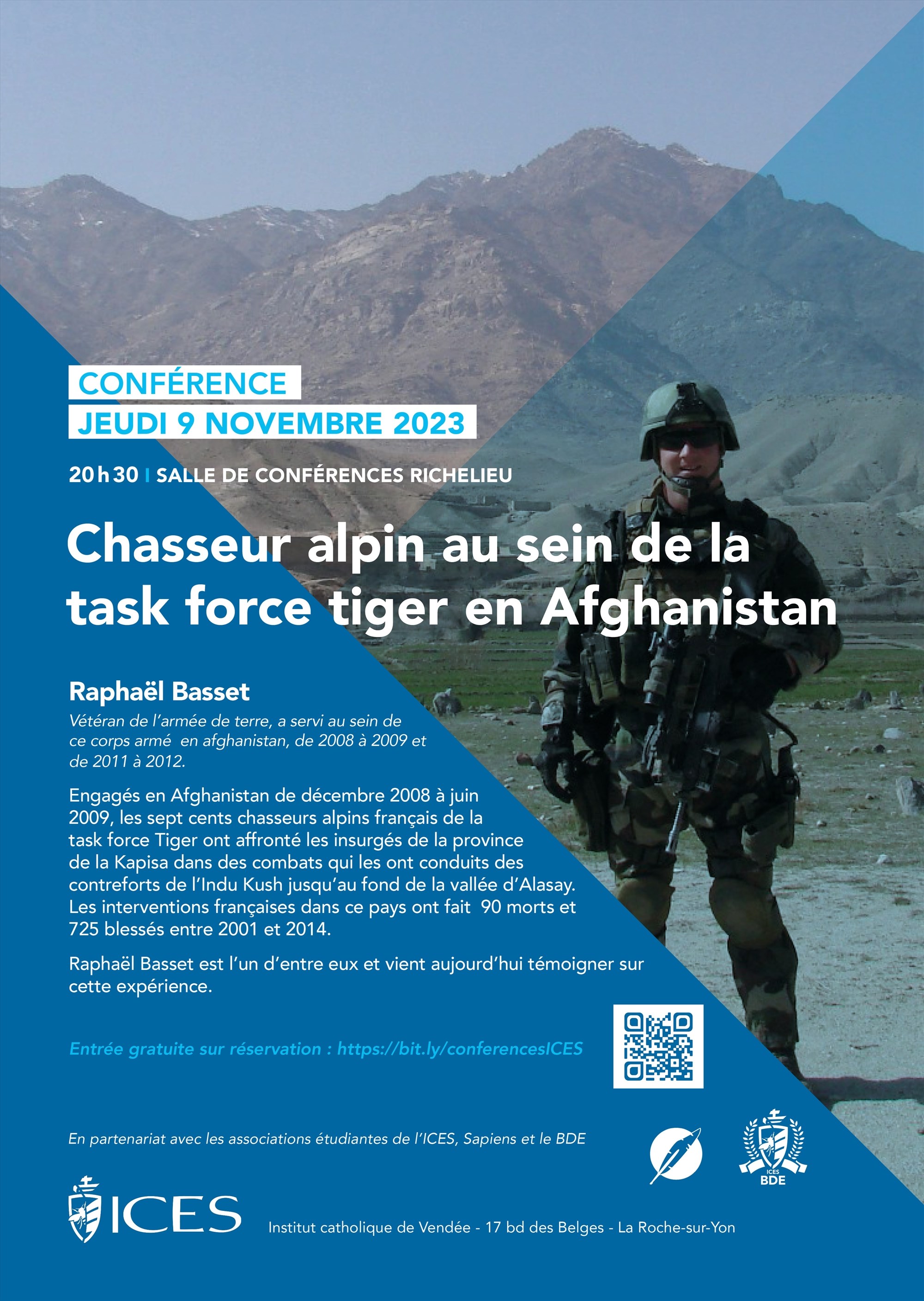 Chasseur alpin au sein de la task force tiger en Afghanistan