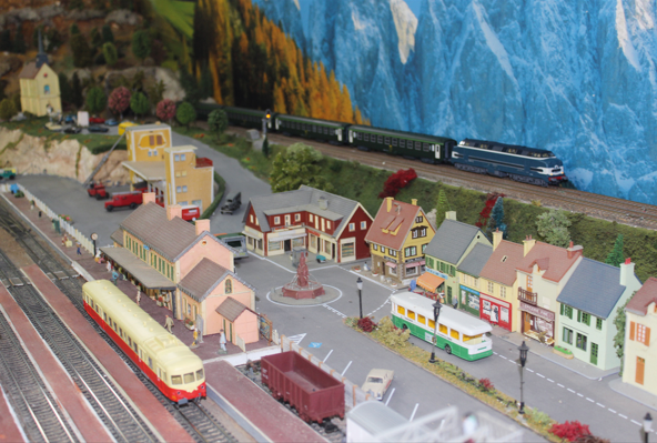 Exposition de train miniatures