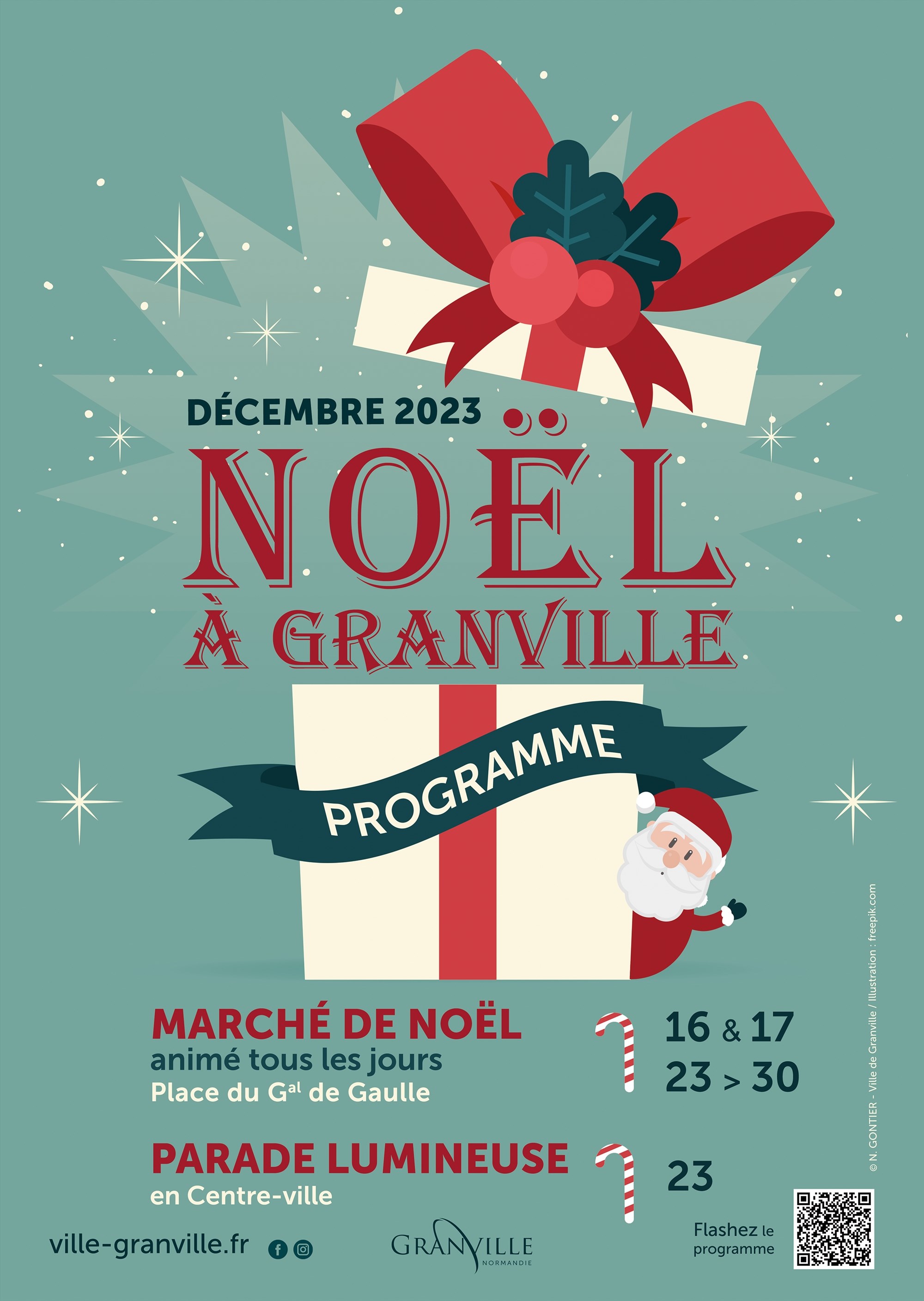 Noël à Granville : balade en calèche