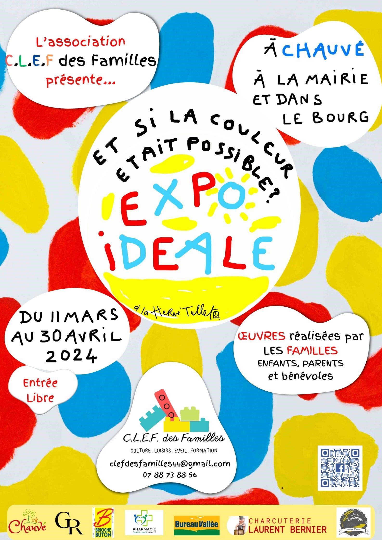 Affiche Expo idéale © CLEF des Familles