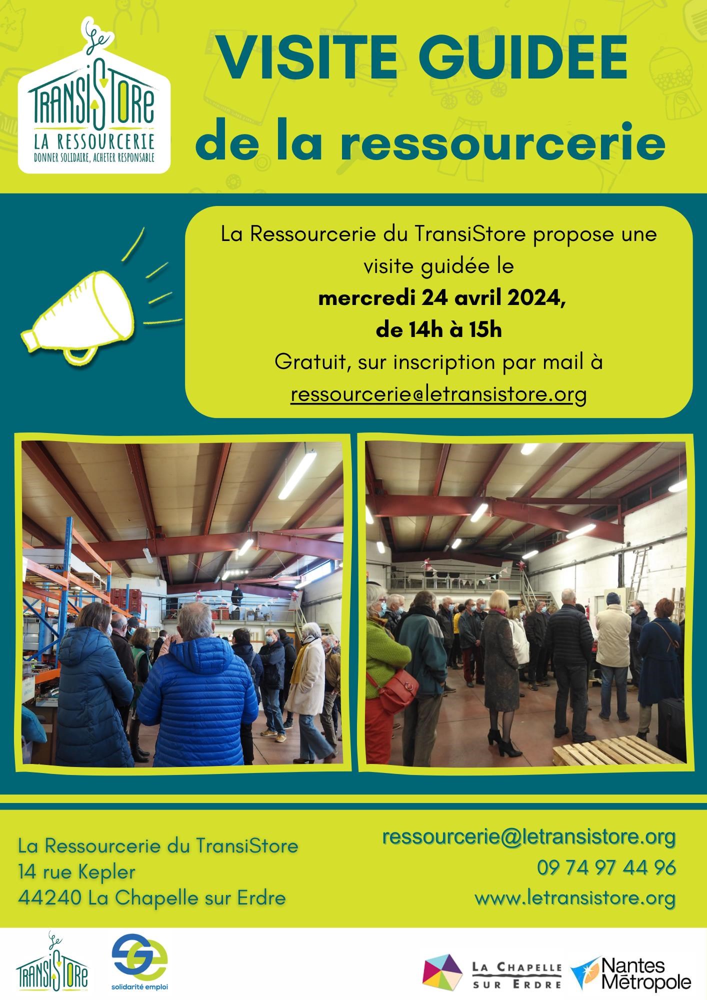 Visite guidée de la ressourcerie