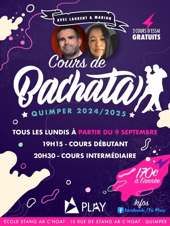 Photo de l'article : Rentrée cours de bachata Quimper