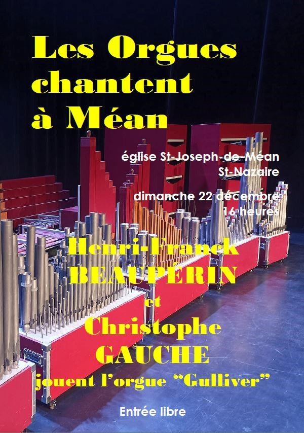 Concert orgue 22 déc 2024