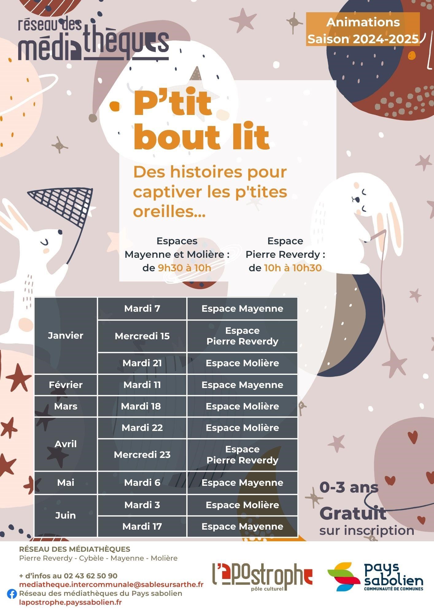 P’tit bout lit de 0 à 3 ans espace Mayenne