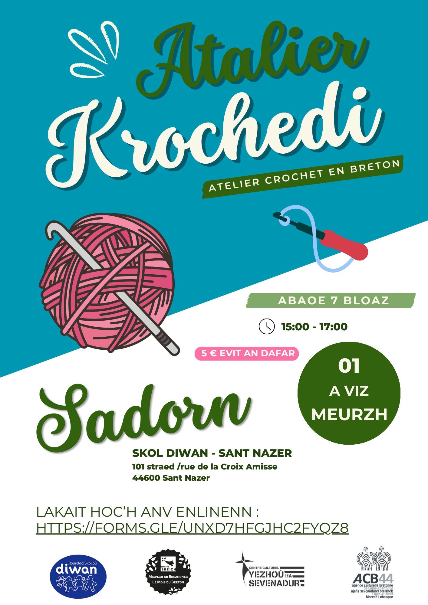 Atelier crochet en breton