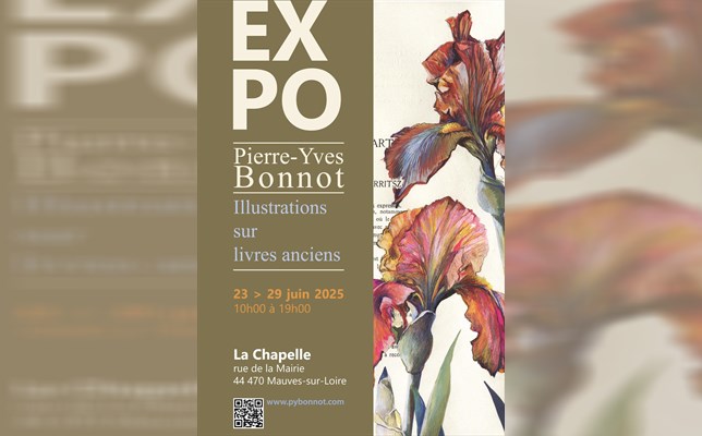 Affiche exposition PY Bonnot Mauves sur Loire