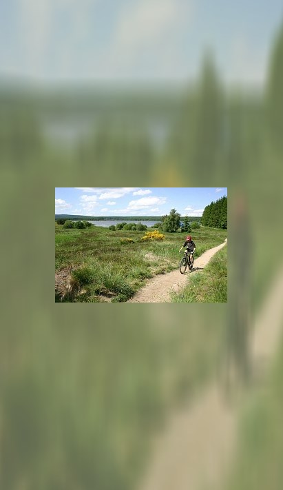 tour du lac de charpal en vtt