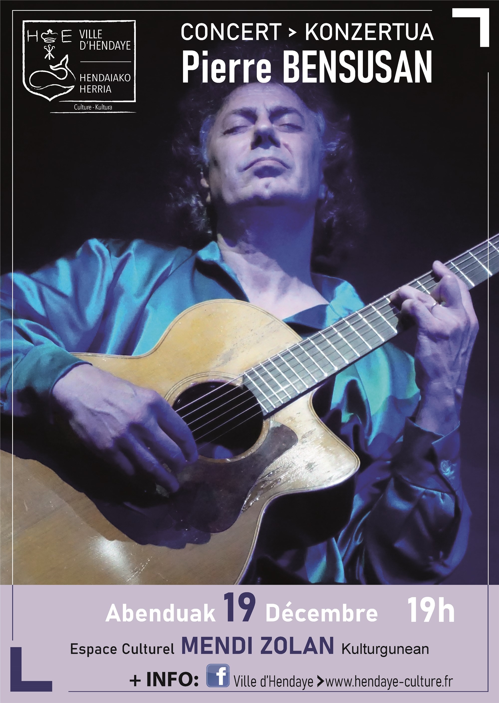 Concert avec Pierre Bensusan - Azwan - Infolocale