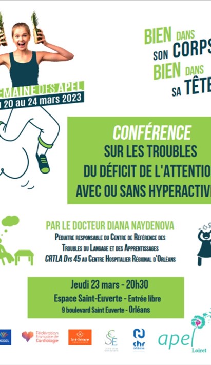 Conférence Sur Les Troubles De Déficit De L'Attention Avec Ou Sans ...