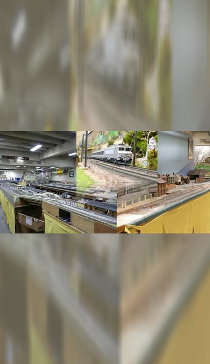 Visite des voies ferrées miniatures sous la gare de l'est