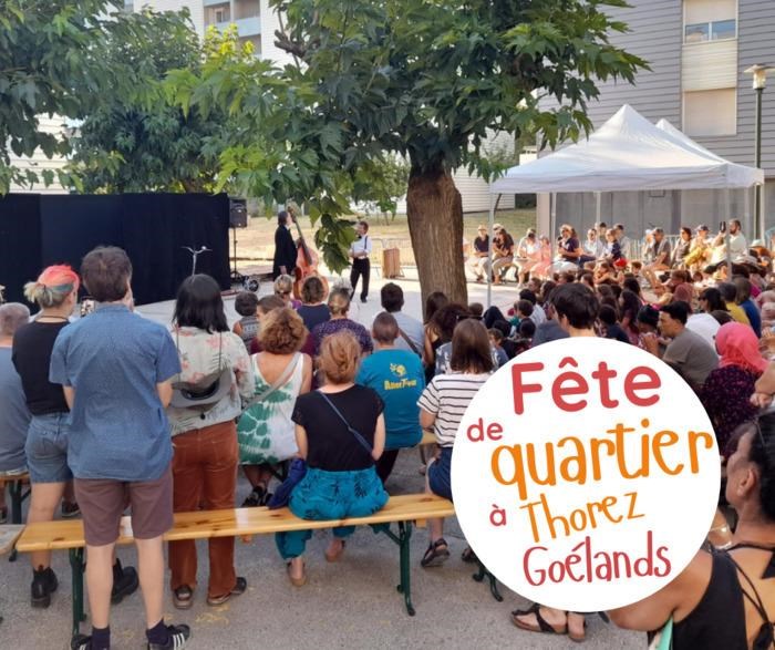 Fête de quartier à Maurice Thorez