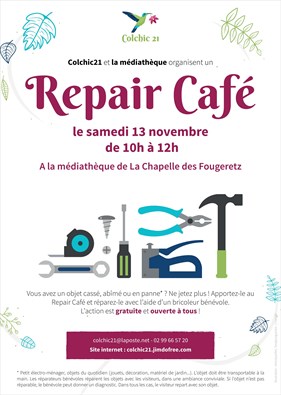 Repair café à la médiathèque Repair café à la médiathèque
