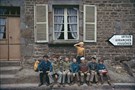 Sortie d'école à Poilley, juin 1974 ©Madeleine de Sinéty